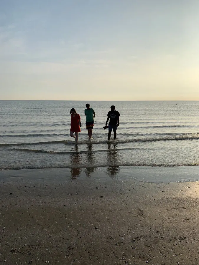 Morning beach walk before the plenary ⁦⁩ Look forward to the talks today