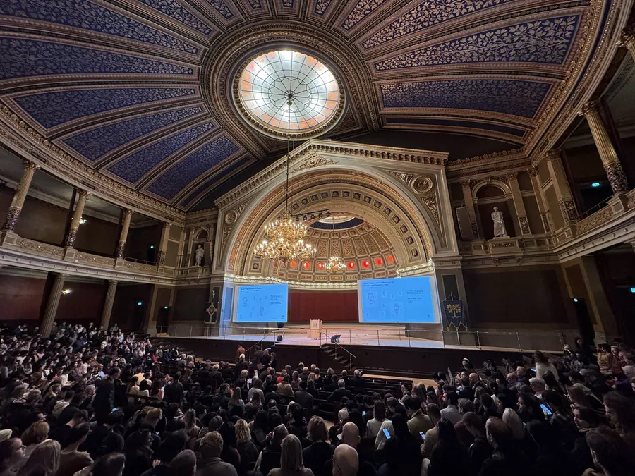 Tune in for the Noble Lecture livestream at 10:15